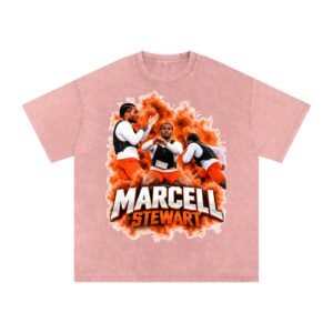 Marcell Stewart Snow Washed Oversized TEE - Image 5