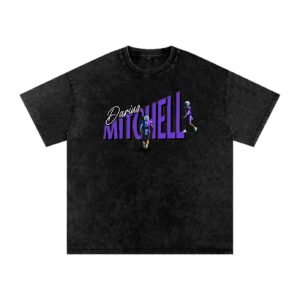 Darius Mitchell Snow Washed Oversized TEE - Image 1