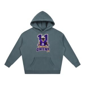 Darrell owens jr Oversize Fleeced Hoodie - Image 4