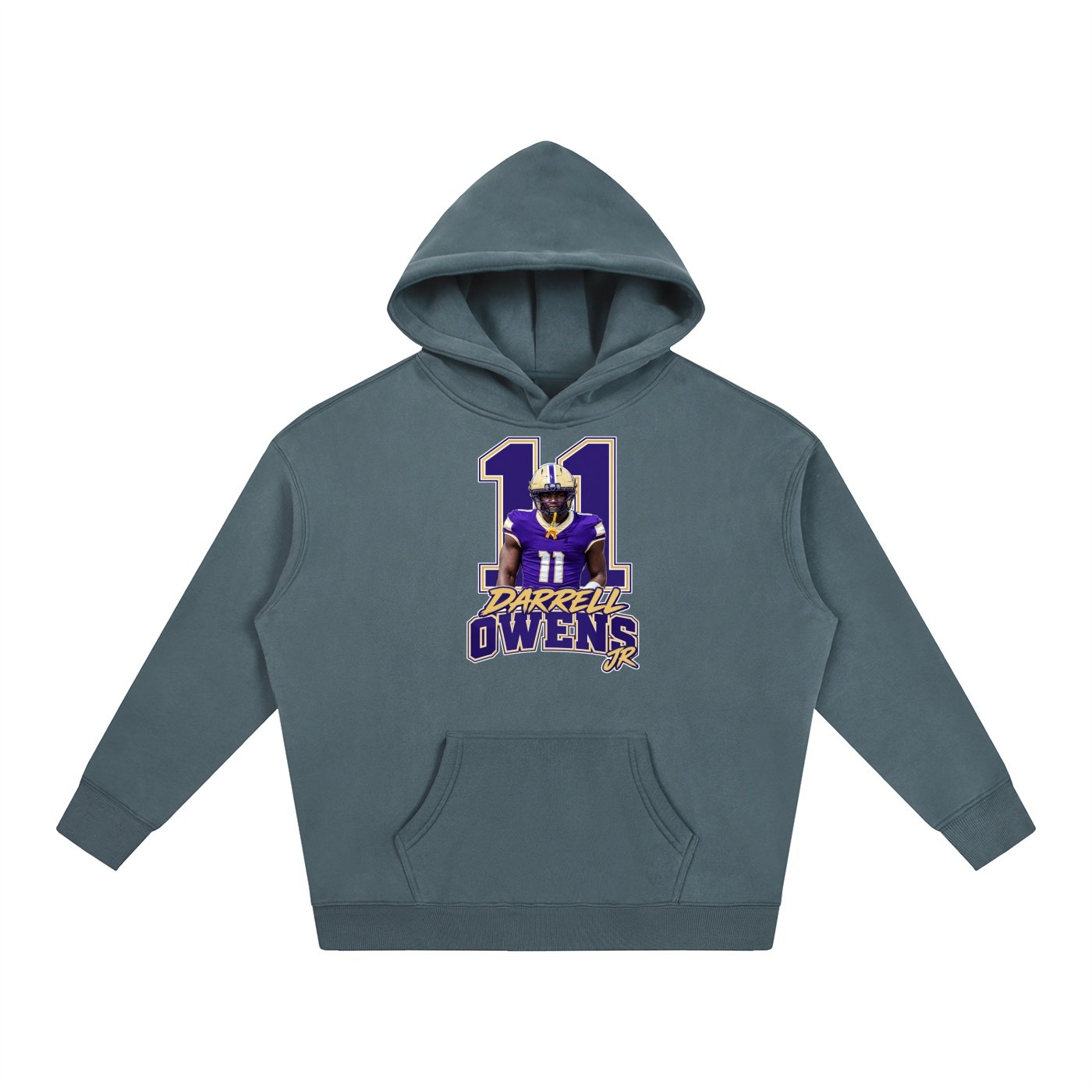 Darrell owens jr Oversize Fleeced Hoodie - Image 4