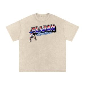 Elijah Landeros Snow Washed Oversized TEE - Image 2