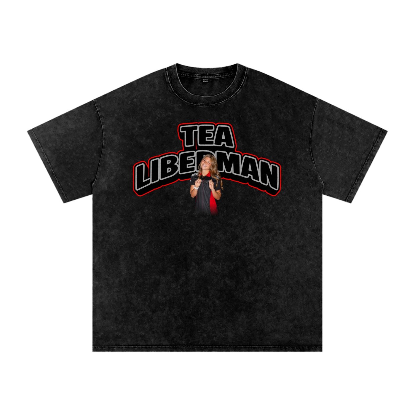 Tèa Liberman Snow Washed Oversized TEE - Image 1