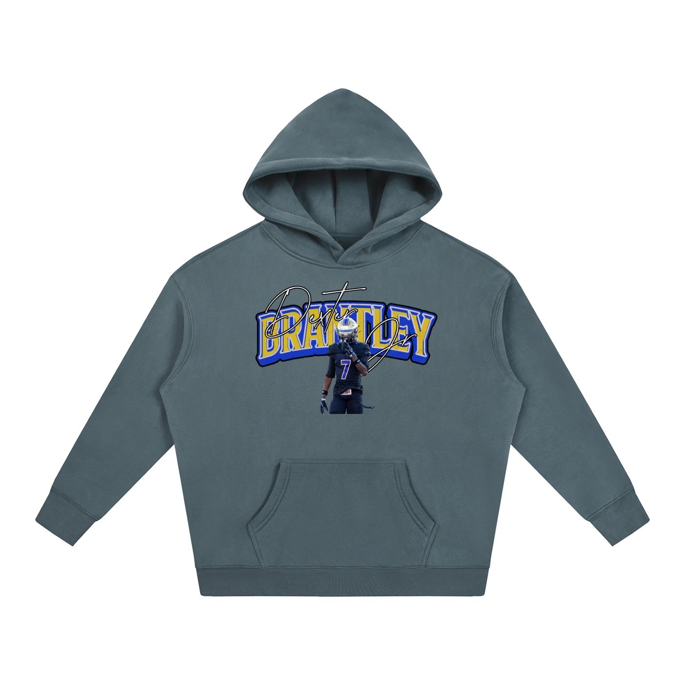 Dexter Brantley Jr, Oversize Fleeced Hoodie - Image 4
