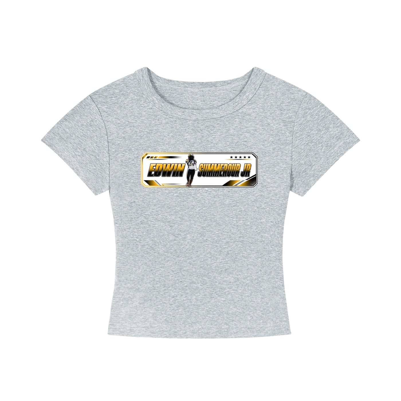 Edwin summerour jr Women's CropTop - Image 3