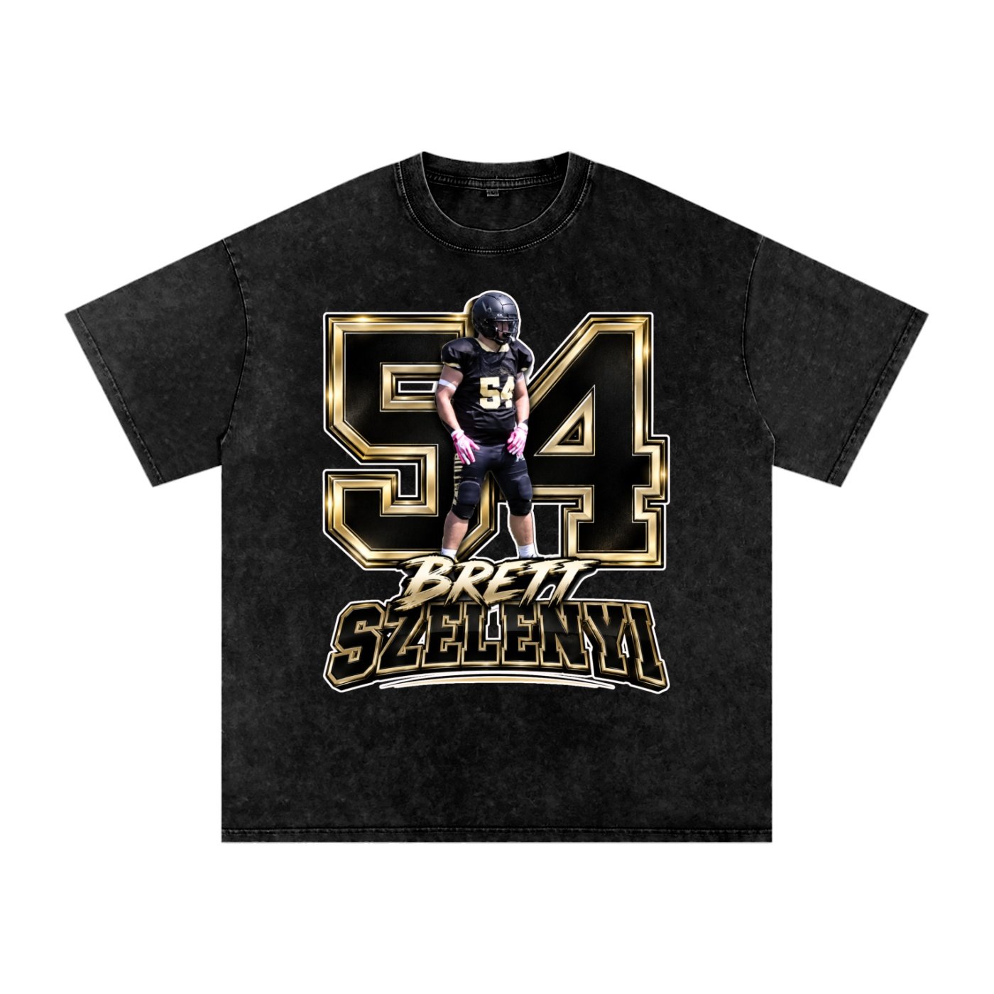brett szelenyi Snow Washed Oversized TEE - Image 1
