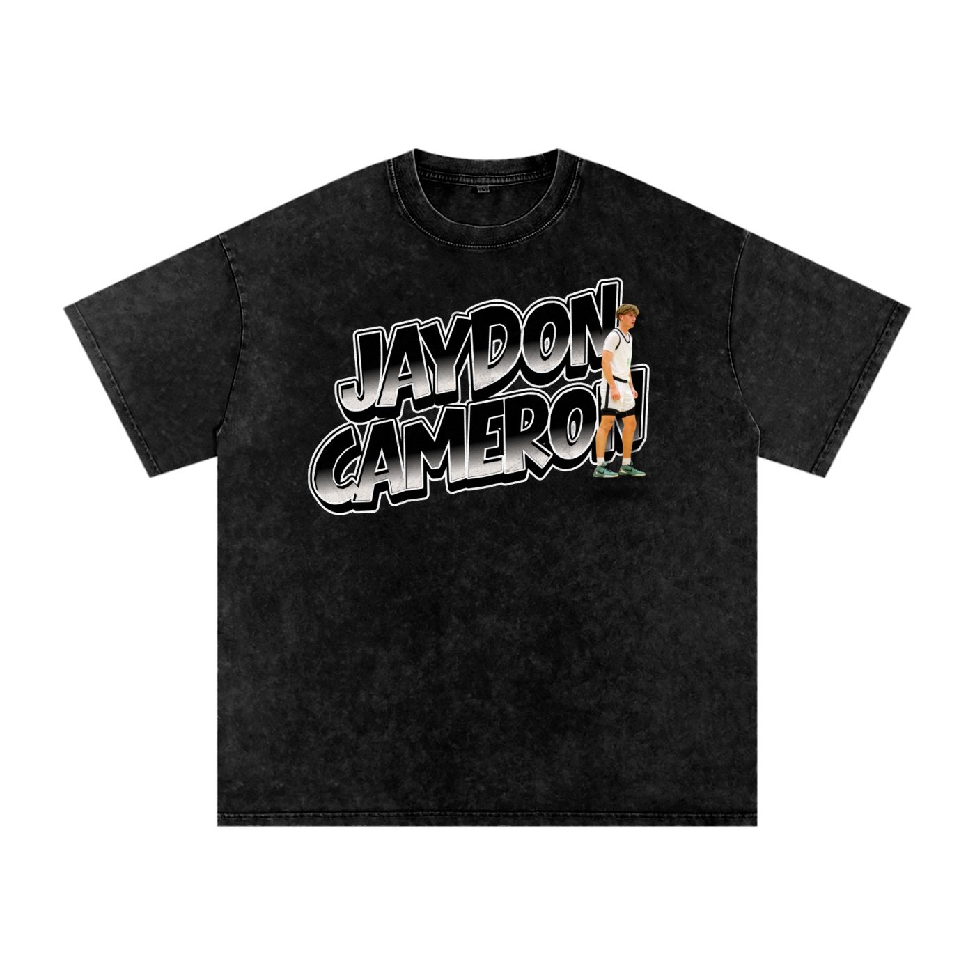 Jaydon Cameron  Snow Washed Oversized TEE - Image 1