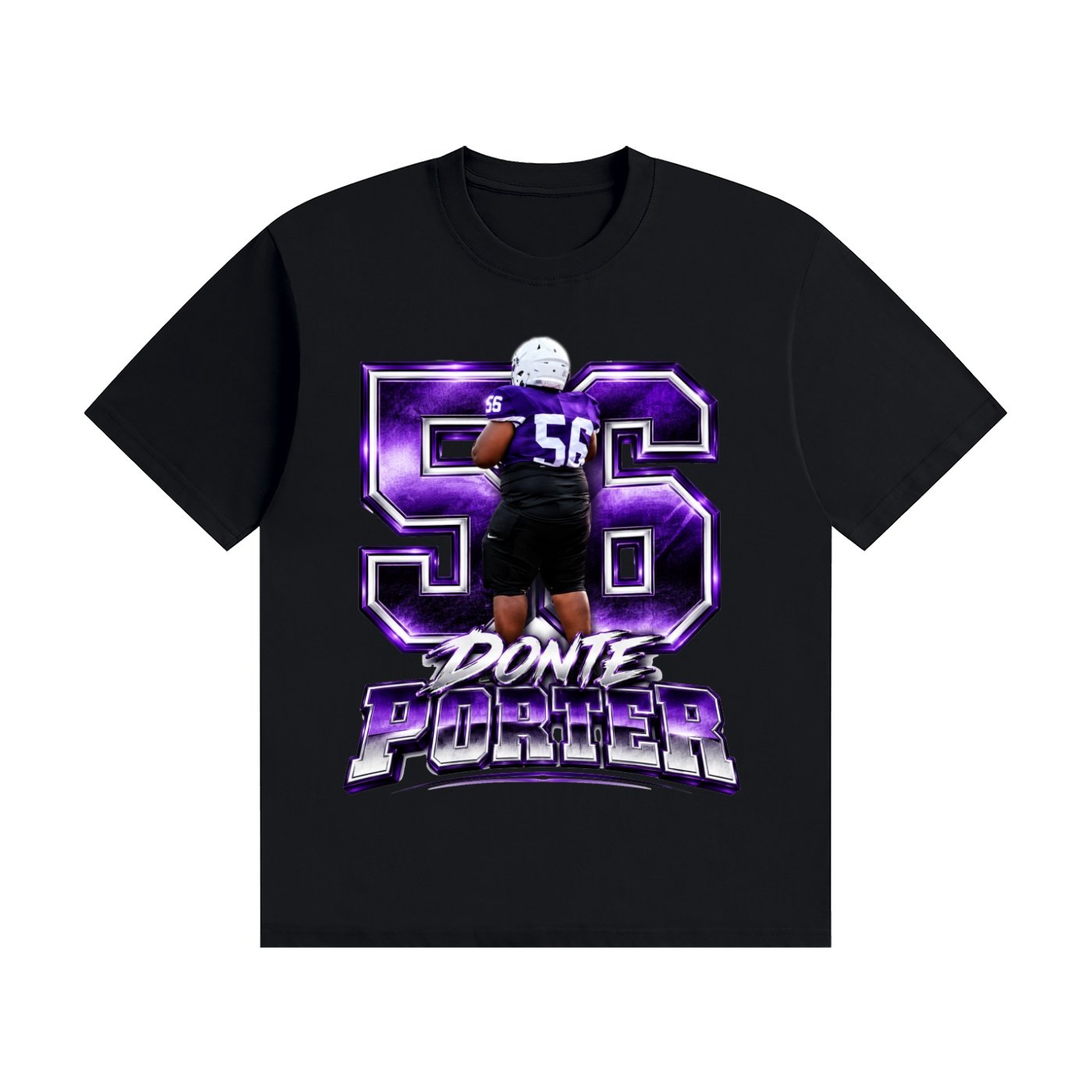 Donte Porter ll Unisex Cotton T-Shirt - Image 1