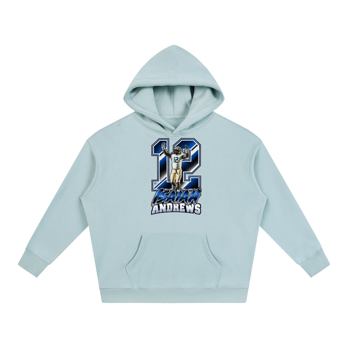 Isaiah Andrews  Oversize Fleeced Hoodie - Image 3