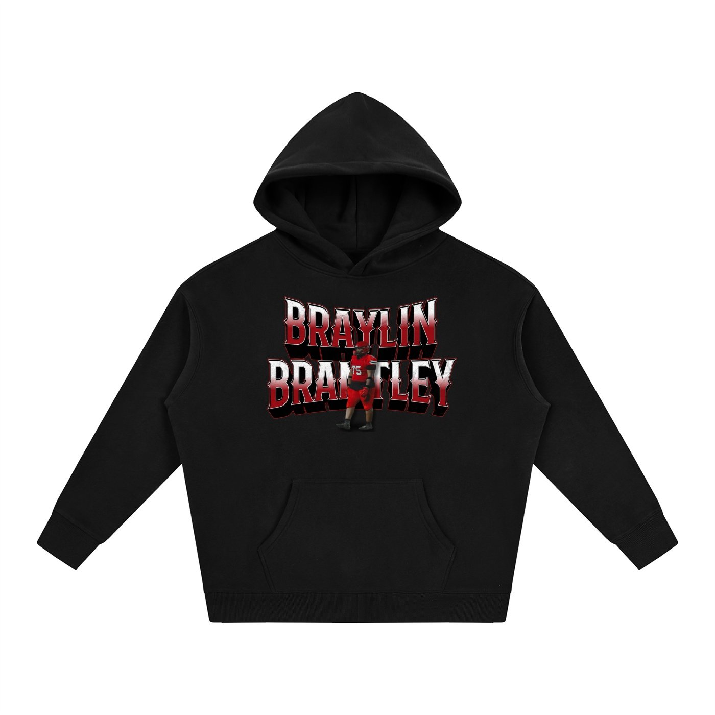 Braylin Brantley Oversize Fleeced Hoodie - Image 1