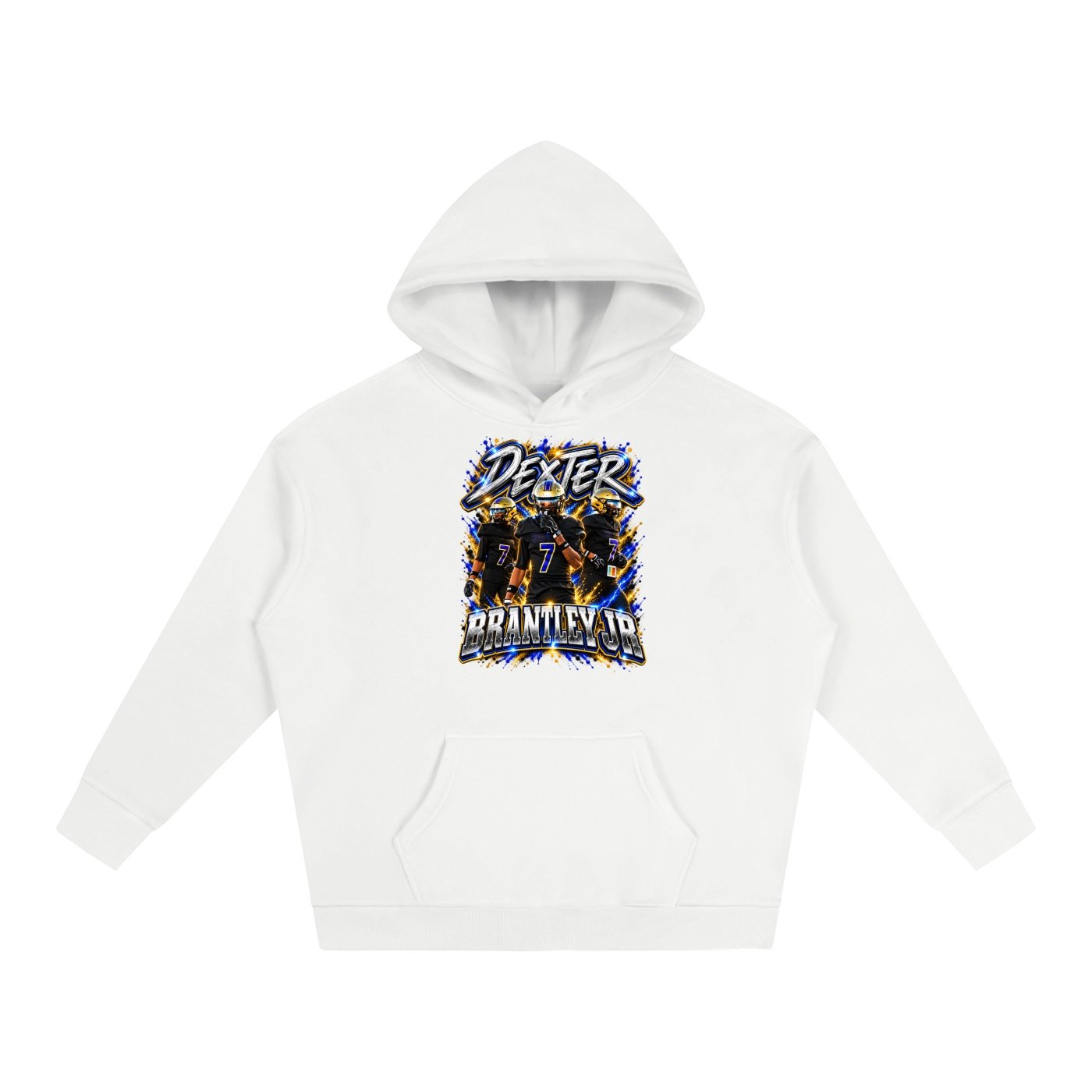 Dexter Brantley Jr,  Oversize Fleeced Hoodie - Image 2