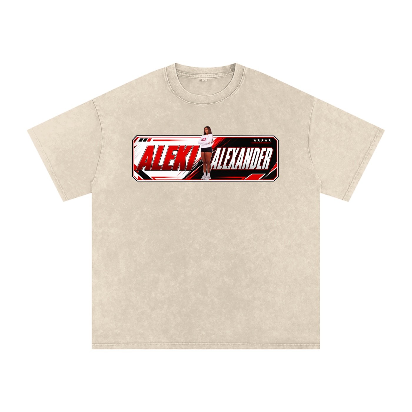 Aleki Alexander Snow Washed Oversized TEE - Image 2
