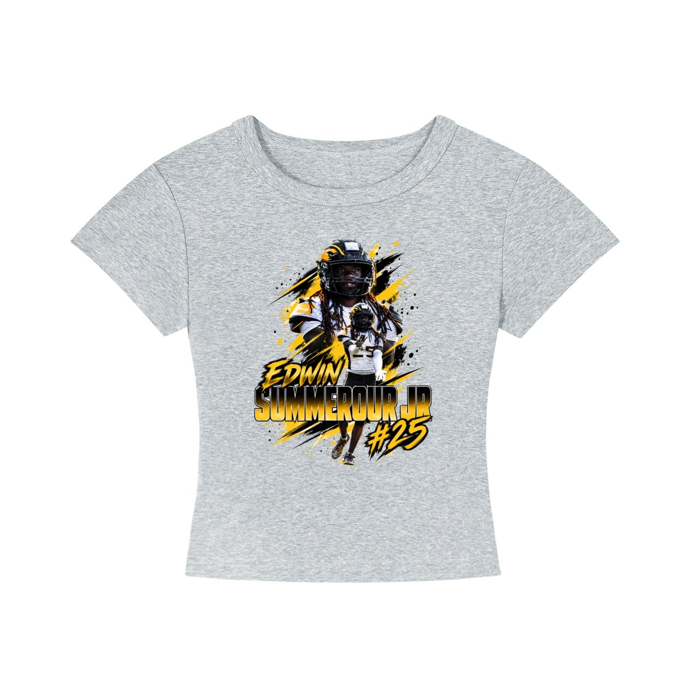 Edwin summerour jr Women's CropTop - Image 3