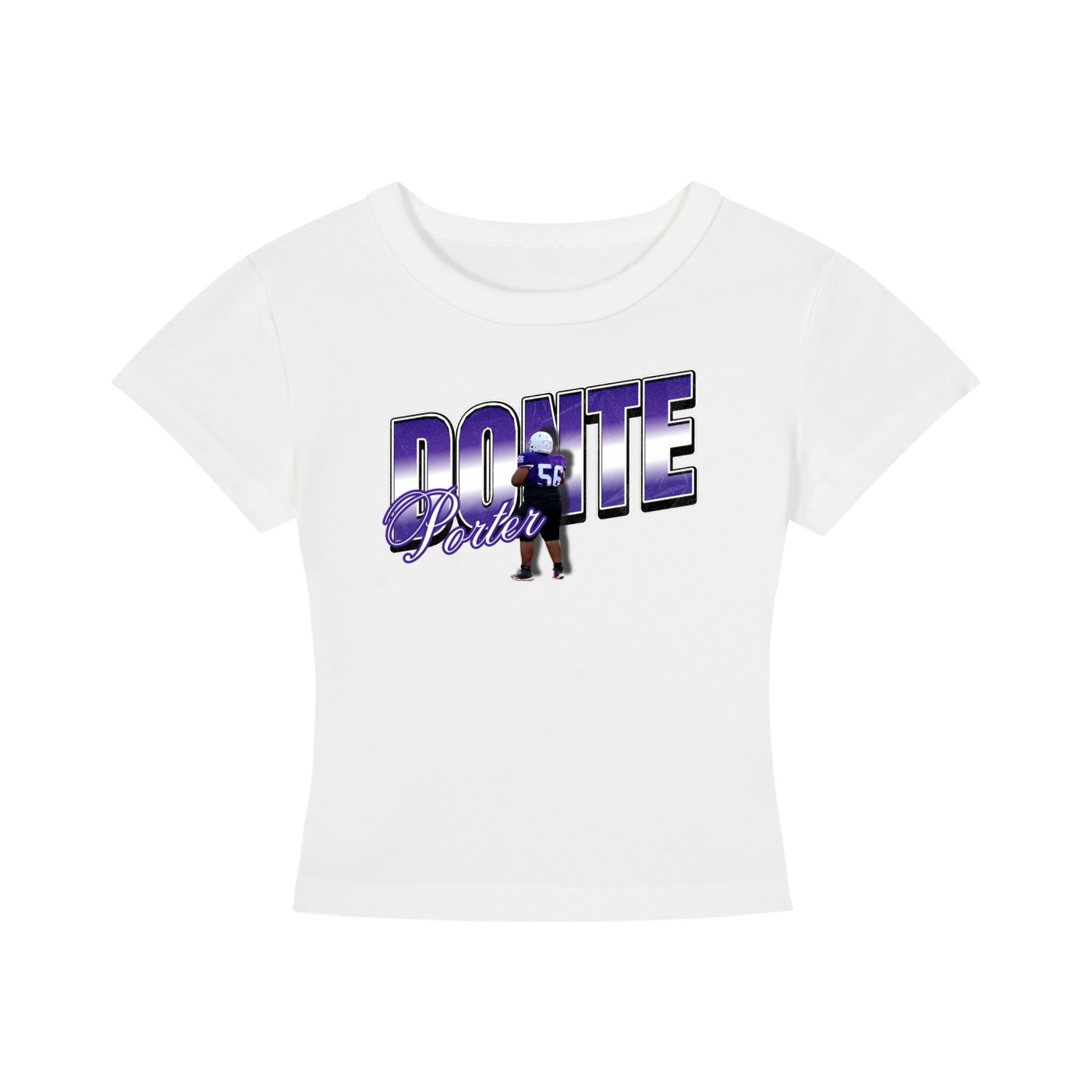 Donte Porter ll  Women's CropTop - Image 2