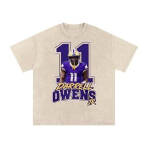 Darrell owens jr Snow Washed Oversized TEE - Image 2