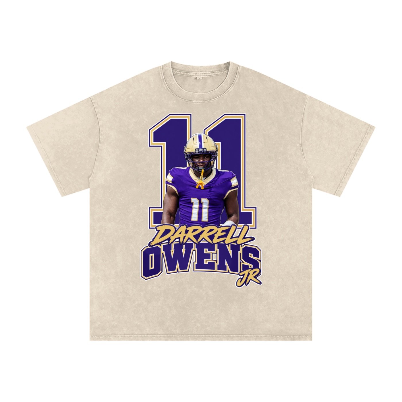 Darrell owens jr Snow Washed Oversized TEE - Image 2