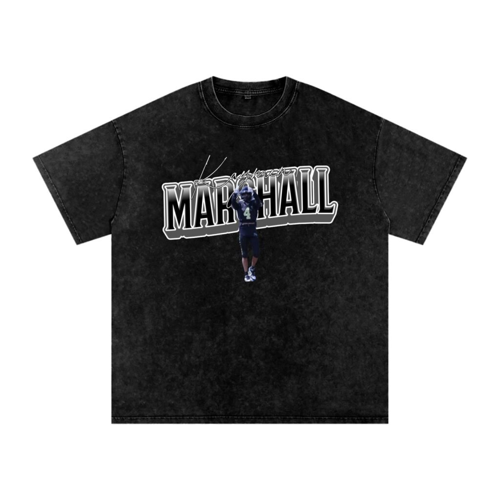kaymen marshall Snow Washed Oversized TEE