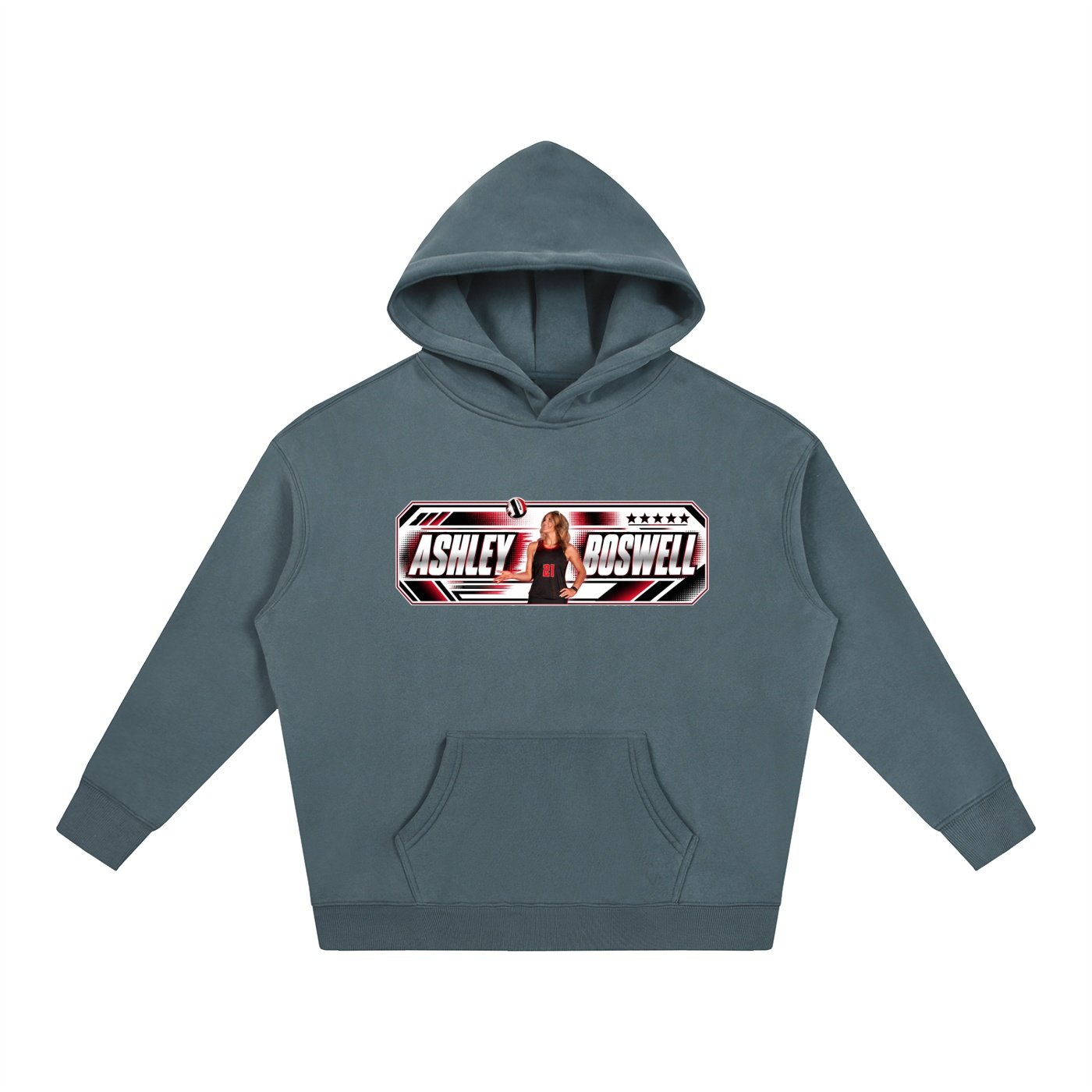 Ashley Boswell Oversize Fleeced Hoodie - Image 4