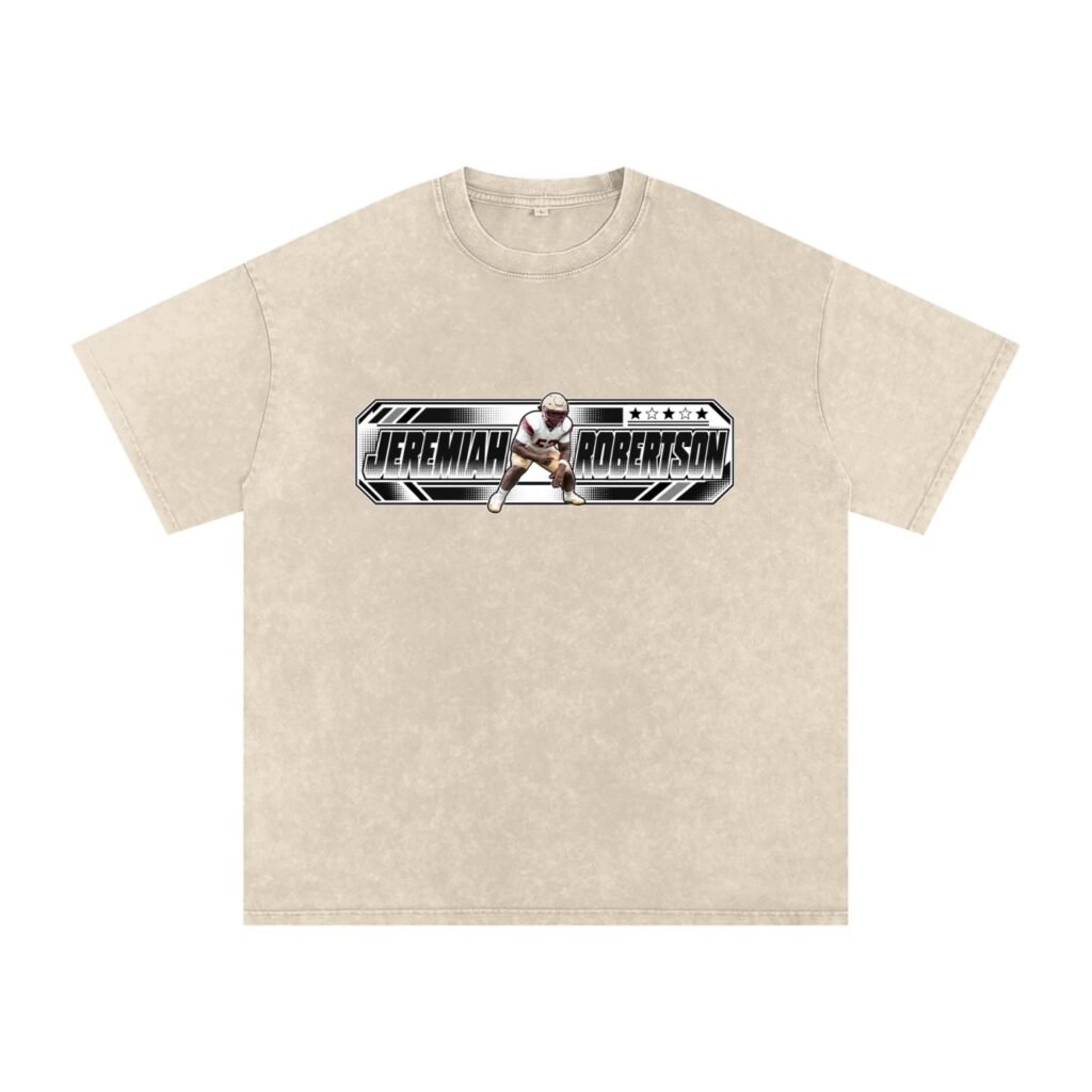 Jeremiah Robertson  Snow Washed Oversized TEE