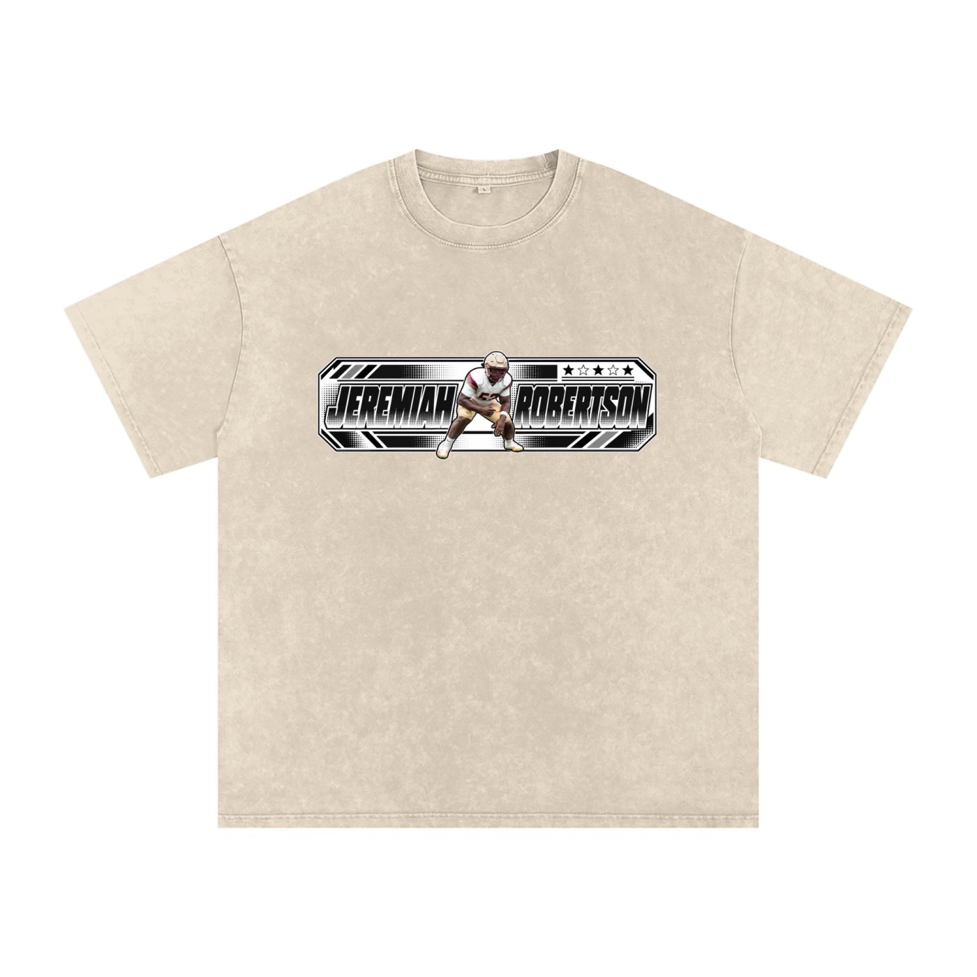 Jeremiah Robertson  Snow Washed Oversized TEE - Image 3