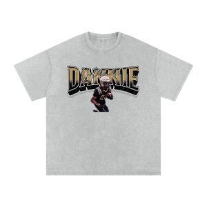 Dannie Johnson jr Snow Washed Oversized TEE - Image 3