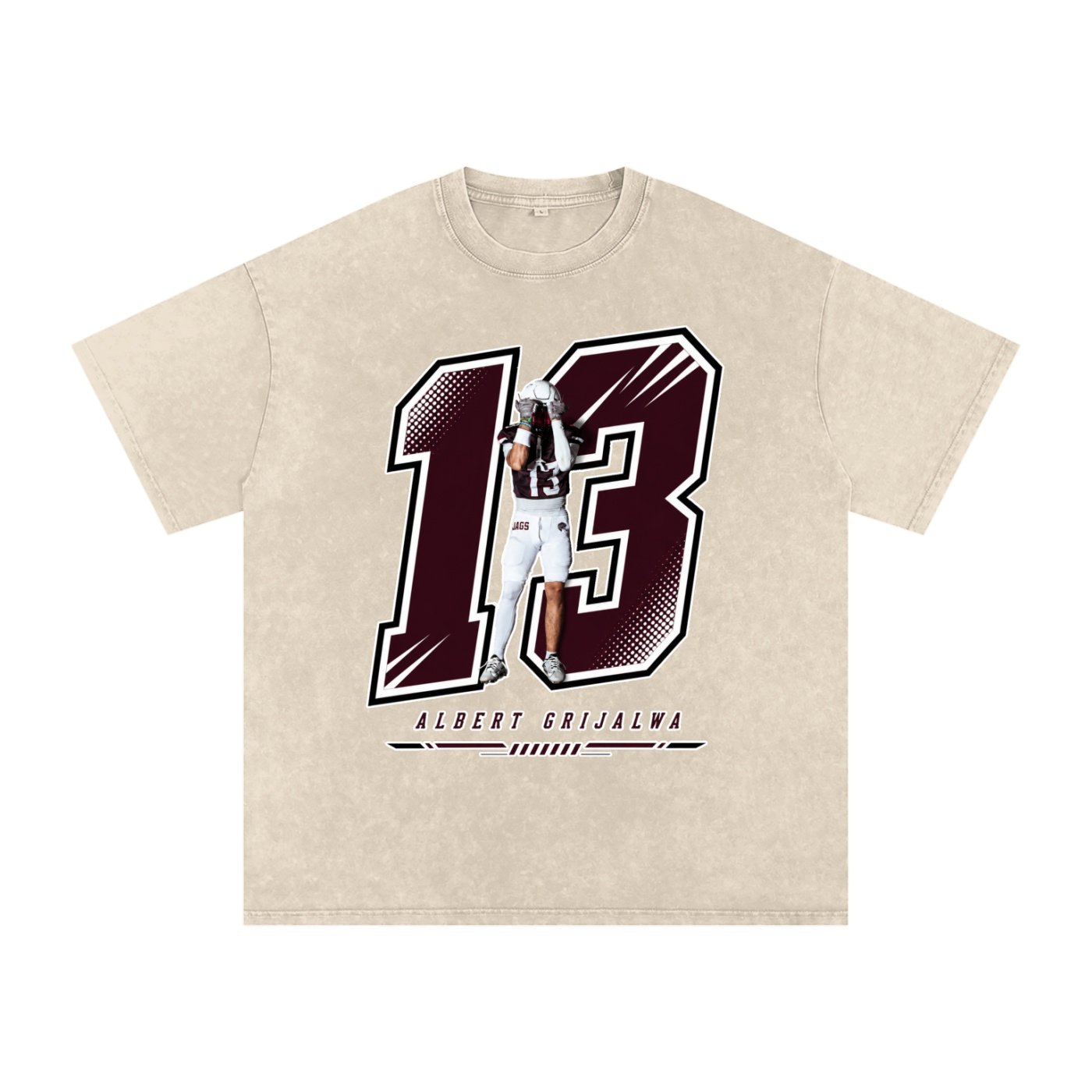 Albert Grijalva  Snow Washed Oversized TEE - Image 2