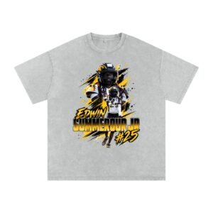 Edwin summerour jr Snow Washed Oversized TEE - Image 3