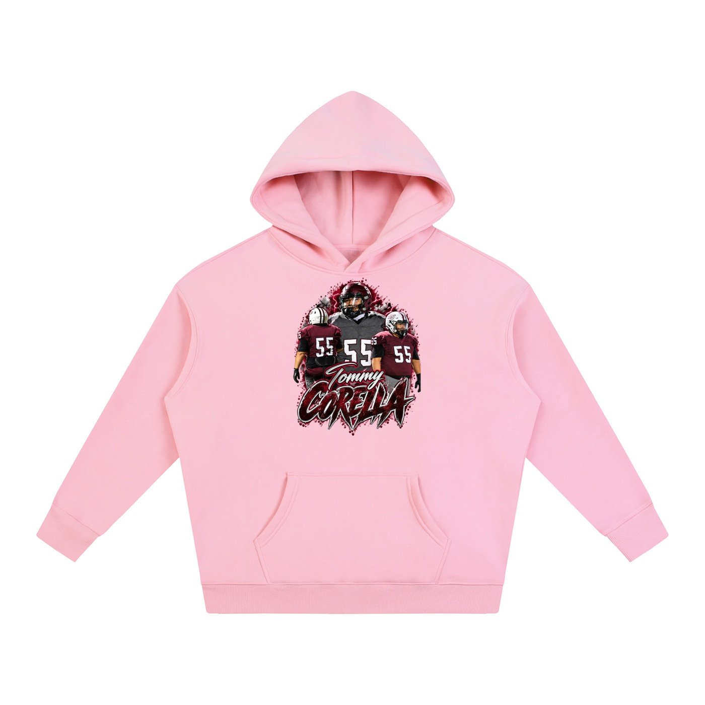 Tommy Corella Oversize Fleeced Hoodie - Image 5