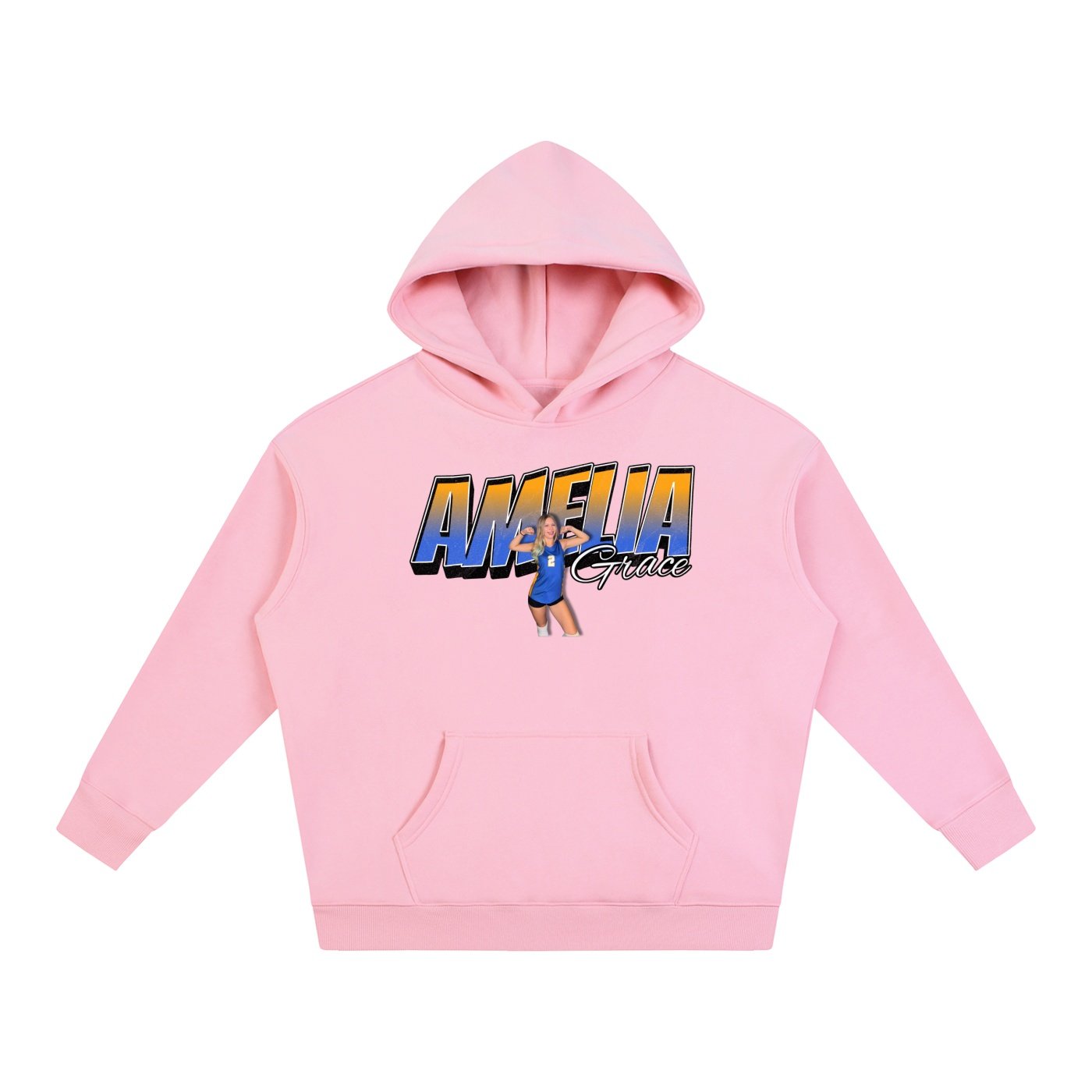 Amelia Grace Oversize Fleeced Hoodie - Image 5