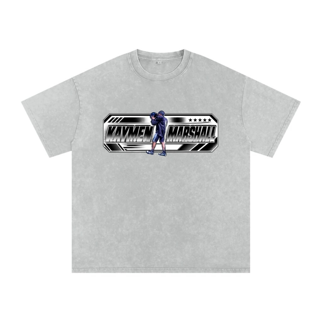 kaymen marshall Snow Washed Oversized TEE