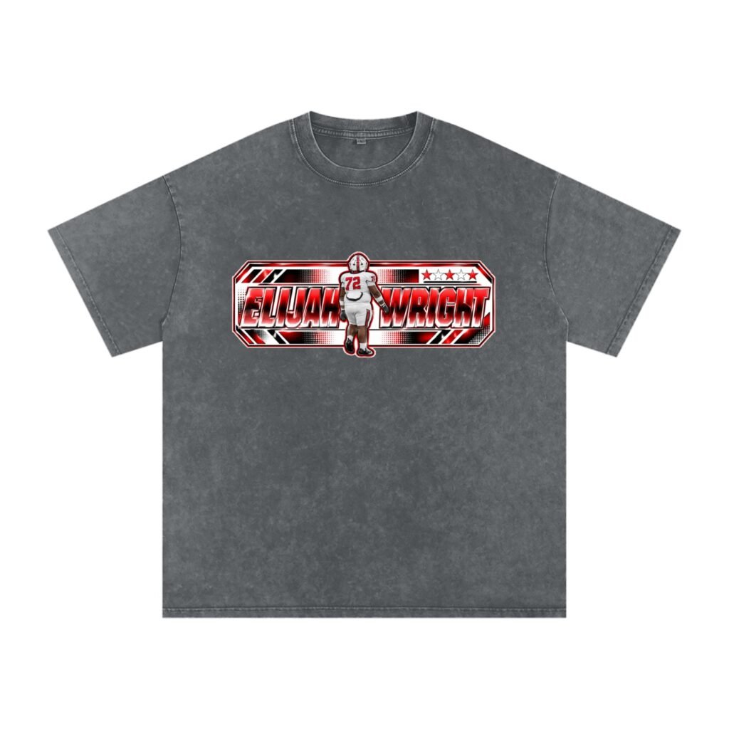 Elijah Wright  Snow Washed Oversized TEE