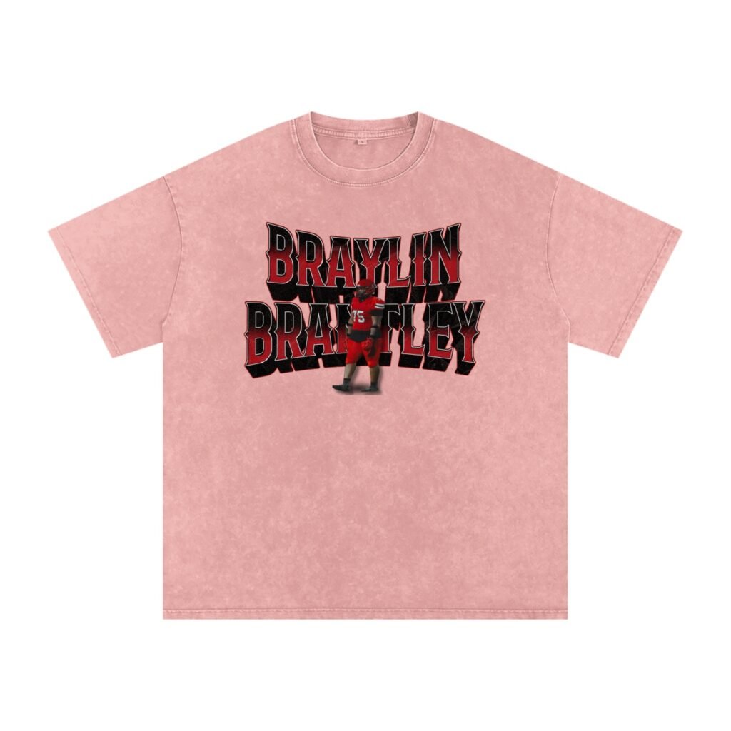 Braylin Brantley Snow Washed Oversized TEE