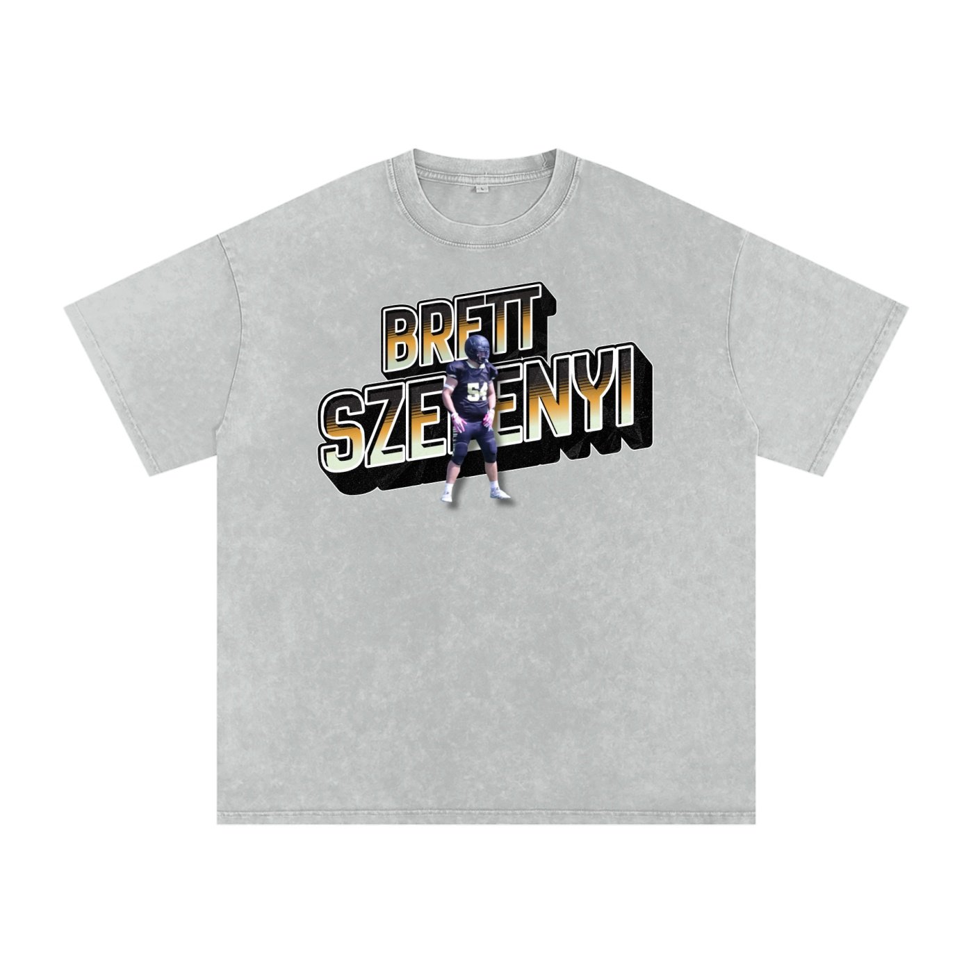 brett szelenyi Snow Washed Oversized TEE - Image 3
