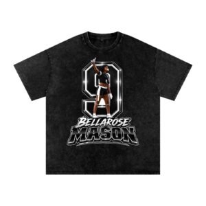 Bellarose Mason Snow Washed Oversized TEE - Image 1