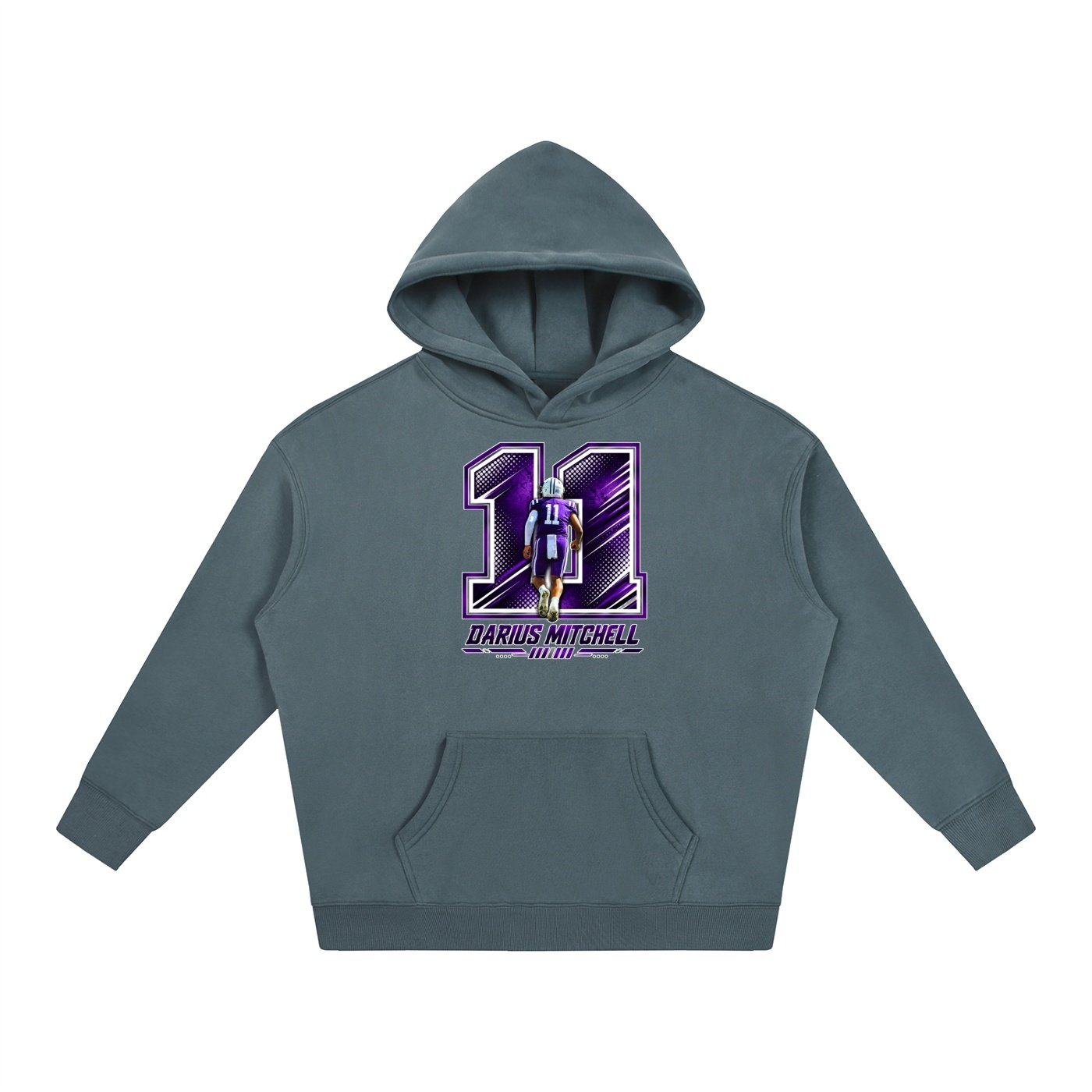 Darius Mitchell Oversize Fleeced Hoodie - Image 4