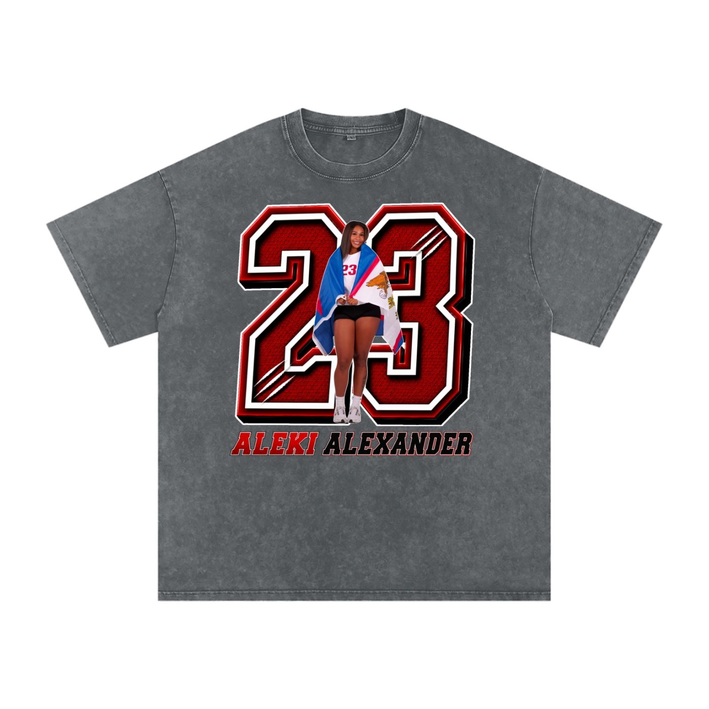 Aleki Alexander Snow Washed Oversized TEE - Image 4