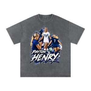 Payton Henry   Snow Washed Oversized TEE - Image 4