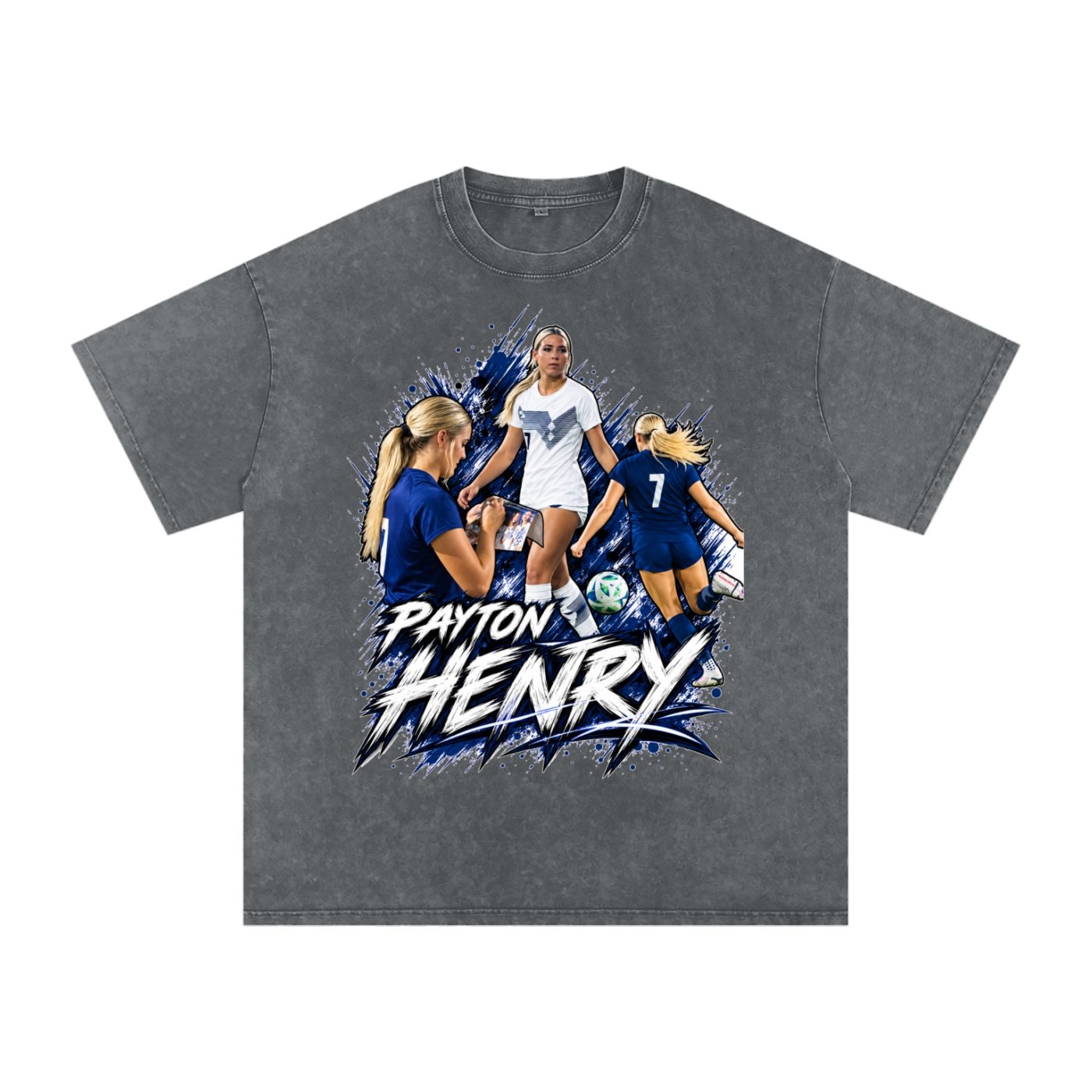 Payton Henry   Snow Washed Oversized TEE - Image 4