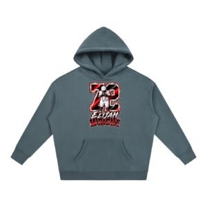Elijah Wright  Oversize Fleeced Hoodie - Image 4
