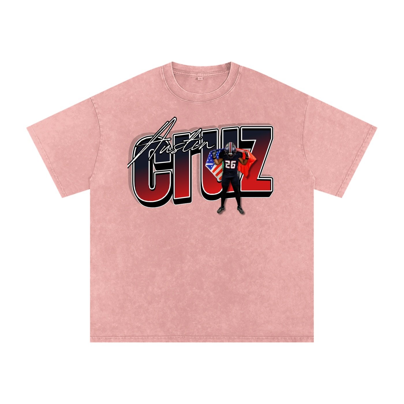 Austin Cruz Snow Washed Oversized TEE - Image 5
