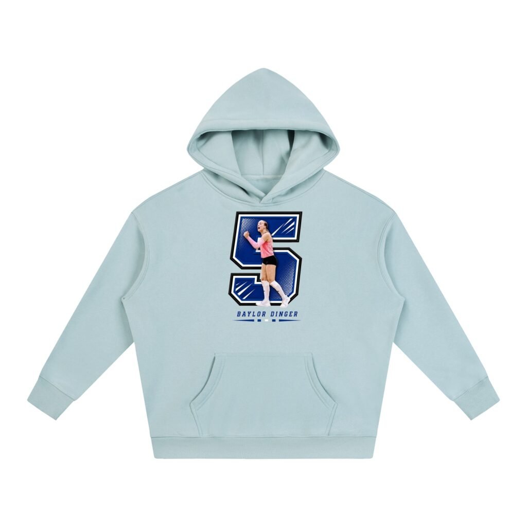 Baylor dinger Oversize Fleeced Hoodie