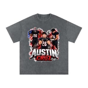 Austin Cruz Snow Washed Oversized TEE - Image 4