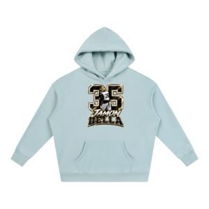 Jamon Della  Oversize Fleeced Hoodie - Image 3