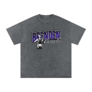 Brenden Chennells Snow Washed Oversized TEE - Image 4