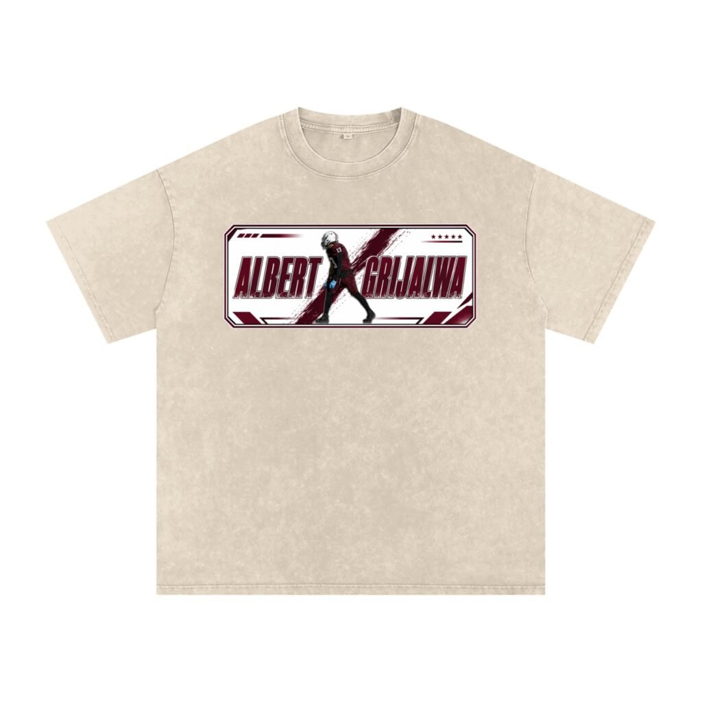 Albert Grijalva Snow Washed Oversized TEE