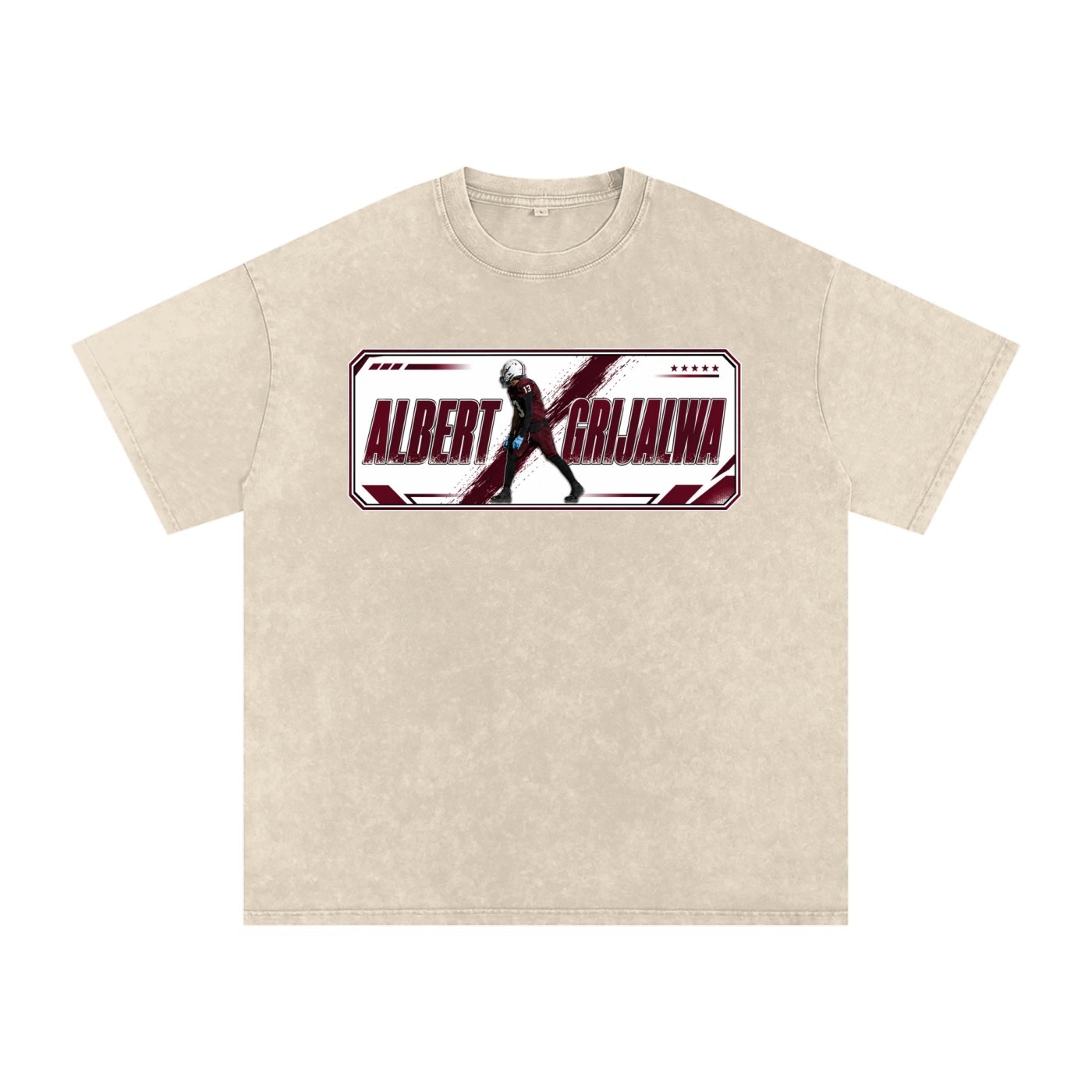 Albert Grijalva  Snow Washed Oversized TEE - Image 2