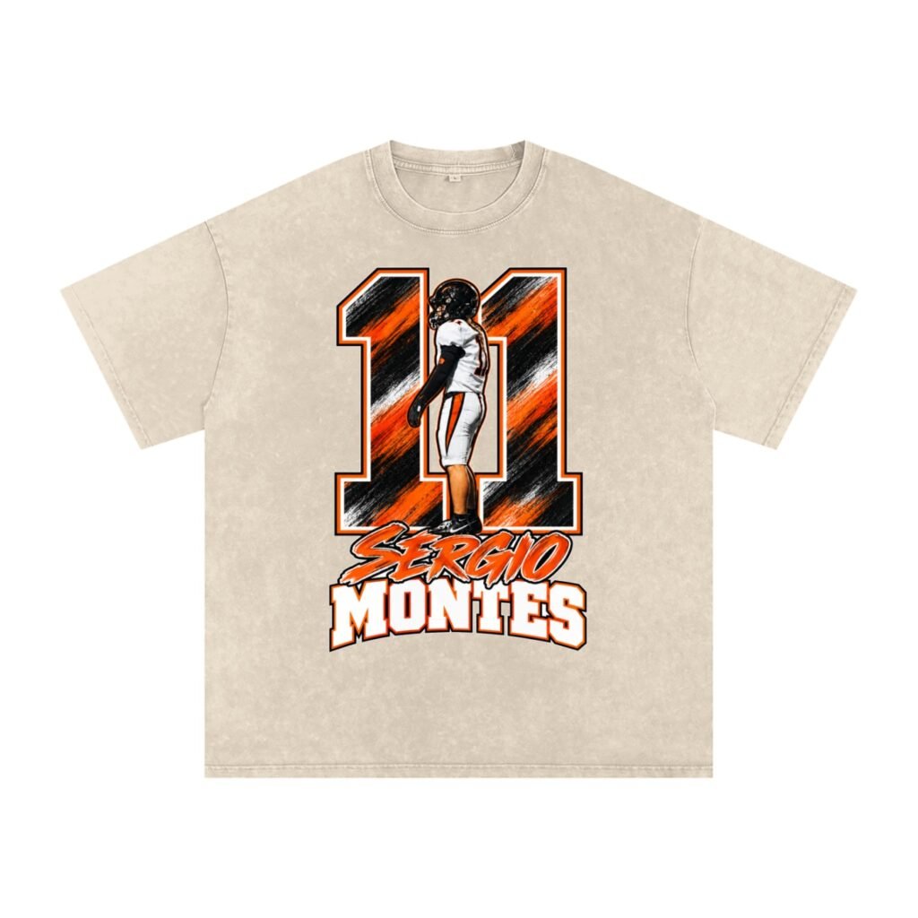 Sergio Montes Snow Washed Oversized TEE