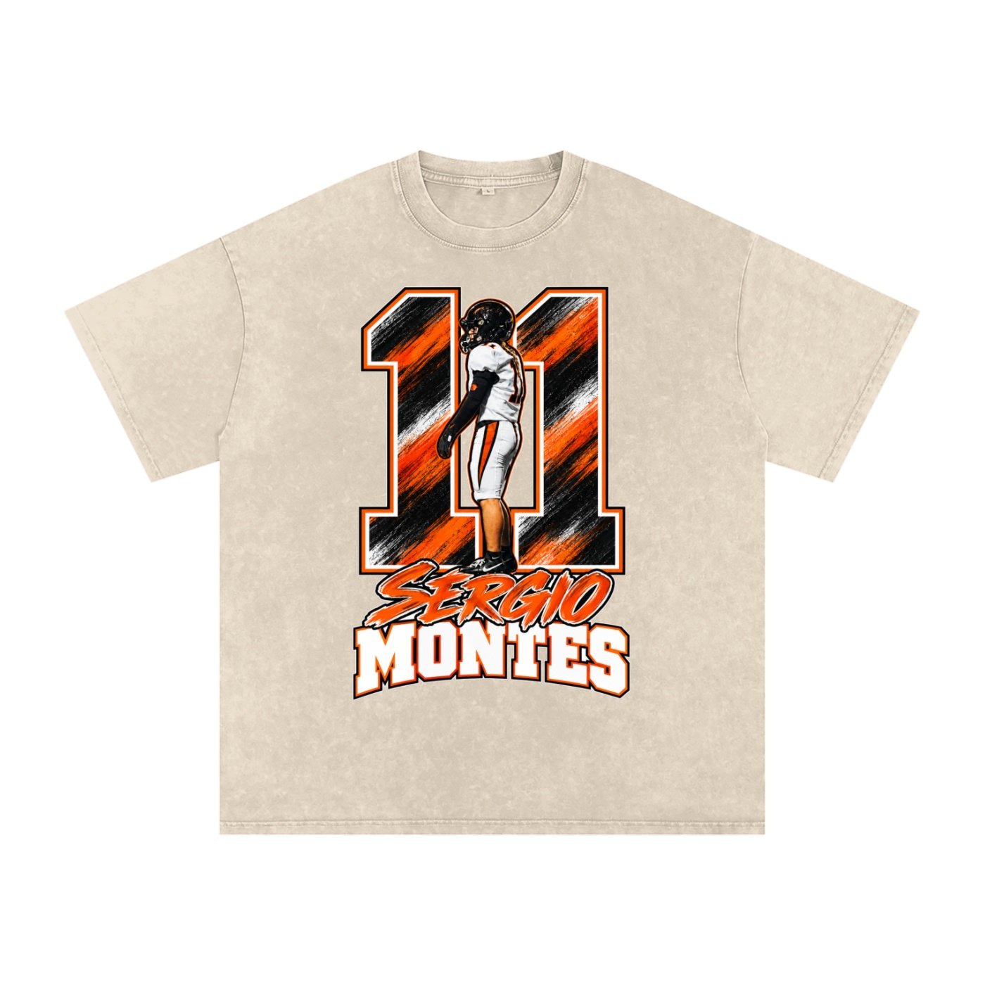 Sergio Montes  Snow Washed Oversized TEE - Image 2