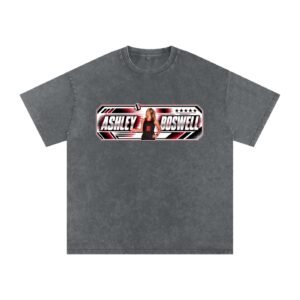 Ashley Boswell Snow Washed Oversized TEE - Image 4