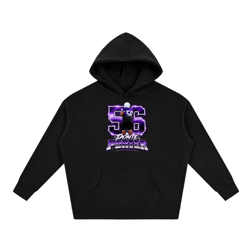 Donte Porter ll Oversize Fleeced Hoodie