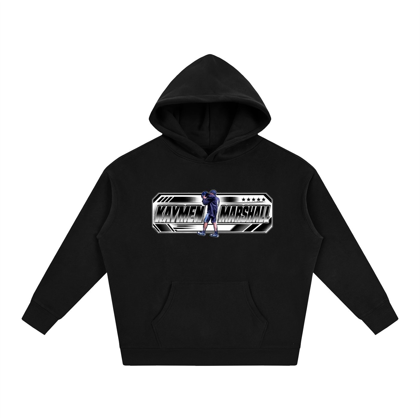 kaymen marshall Oversize Fleeced Hoodie - Image 1